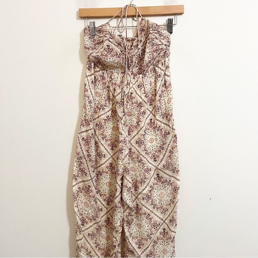 Isabel Marant Etoile Printed Halter Jumpsuit